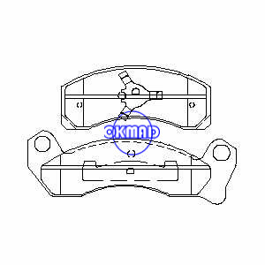 FORD USA MUSTANG Convertible Coupe Country Crown Victoria LTD LINCOLN Continental Mark Town MERCURY Grand Brake pad FMSI:7379A-D431 7501A-D499 7082A-D199 7082B-D200 7082B-D431 7082C-D199 7378A-D200 7501B-D199 OEM:F3AZ-2001-B FDB1231, F199